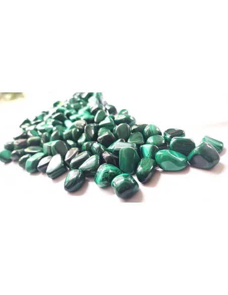 Galet malachite pierre roulée
