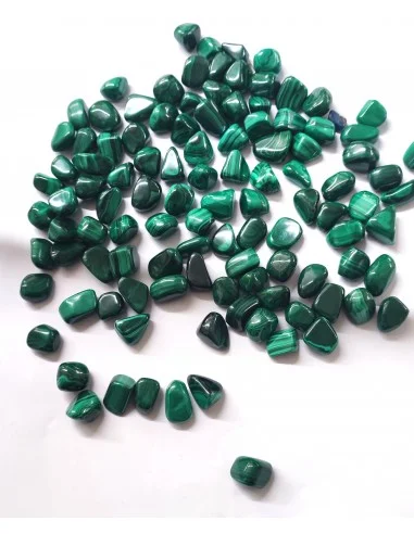 Galet malachite pierre roulée