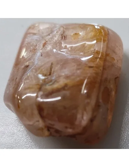 Tourmaline rose et jaune percée