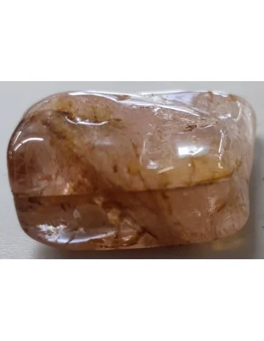 Tourmaline rose et jaune percée