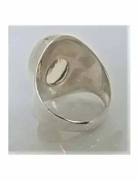 Bague Citrine gemme argent