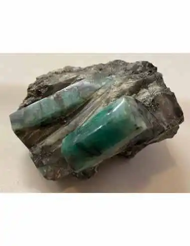 Grande Emeraude brute, Béryl pierre