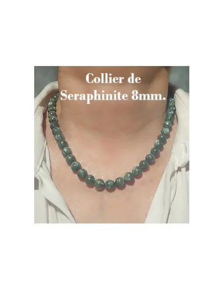 Seraphinite collier 8mm
