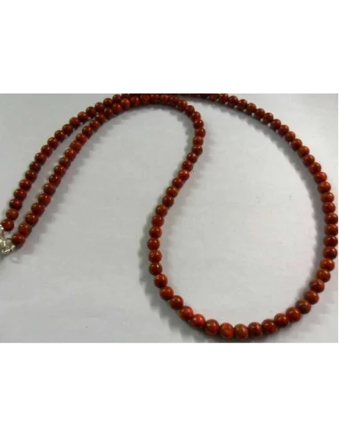 Corail rouge 8mm. Collier