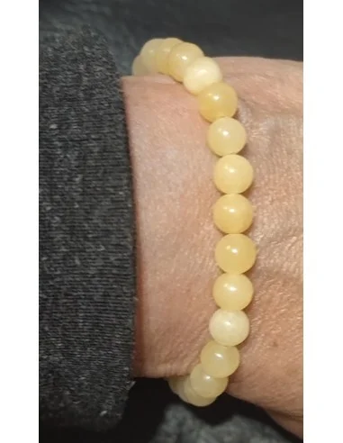 Calcite jaune bracelet 6mm