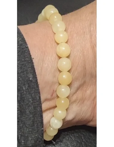 Calcite jaune bracelet 6mm