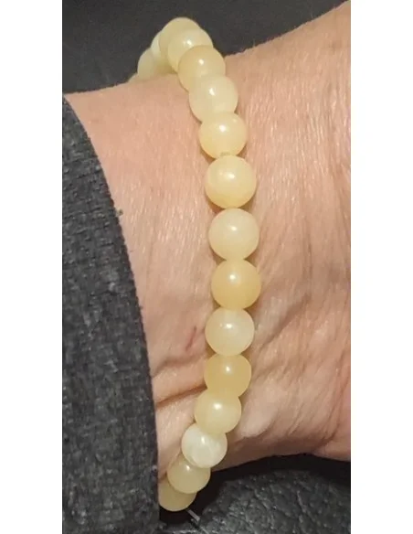 Calcite jaune bracelet 6mm
