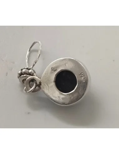 Pendentif en tourmaline noire montées en argent