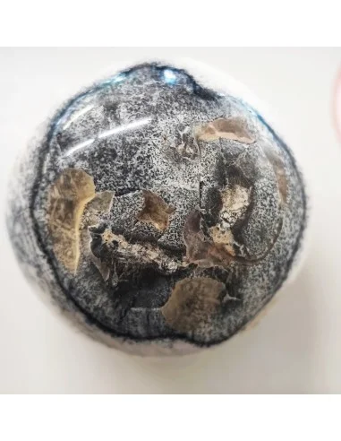 Sphere en agate dendritique 73mm