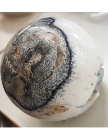 Sphere en agate dendritique 73mm