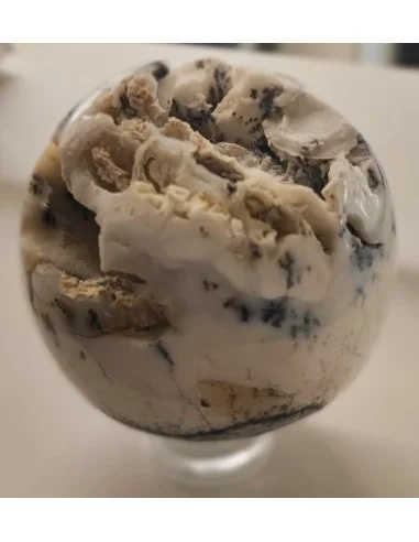 Sphere en agate dendritique 73mm