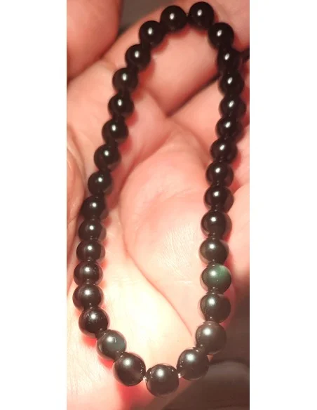 Obsidienne Oeil Celeste 6mm bracelet