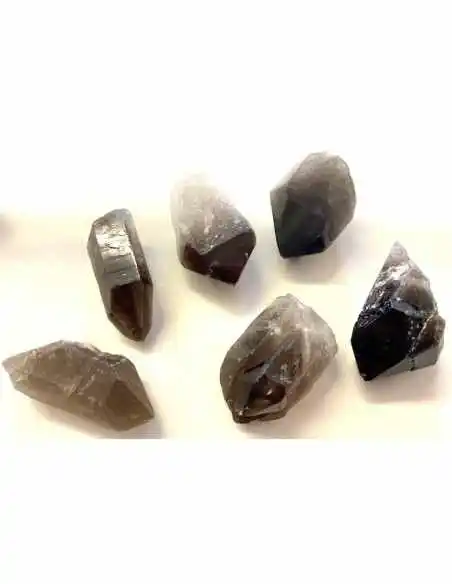 Quartz fumé pointe 50 a 55mm