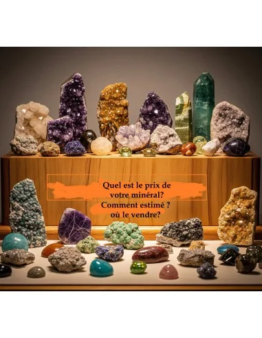 Estimation des minéraux et bijoux.