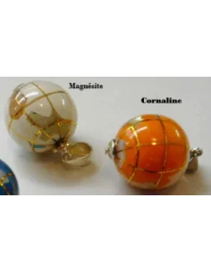 Globe pendentif pierre 2