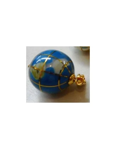 Globe pendentif pierre
