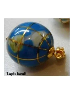 Globe pendentif pierre