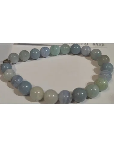 Bracelet pierres 10mm. personnalisé