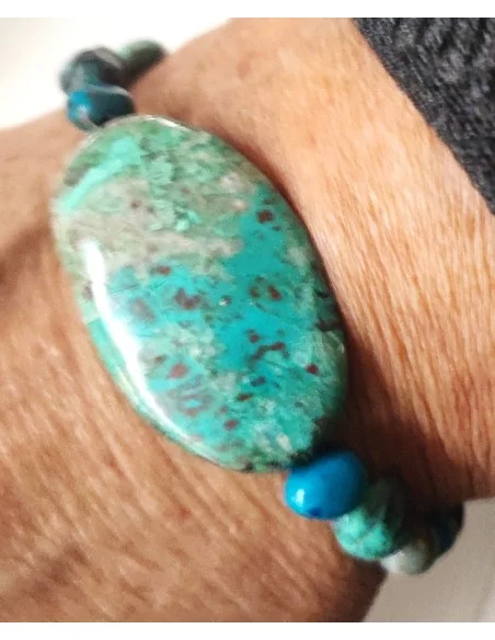 Bracelet en Quattro Quantum - Le Cristal de Transformation et de Protection