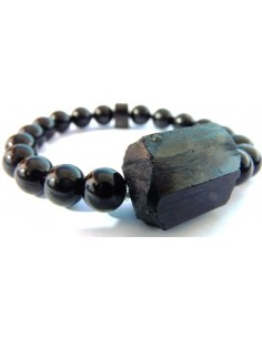 Bracelet original tourmaline noire 8mm
