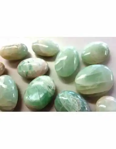 Pierre de lune verte galet
