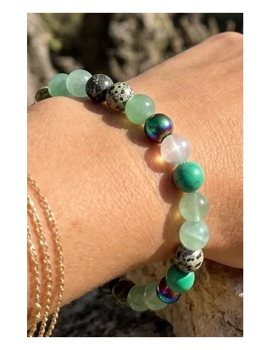 Bracelet  Chakra du coeur 8mm