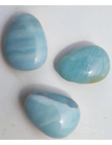Pendentif Amazonite Percée (Forme Ovale) – Autonomie, Courage