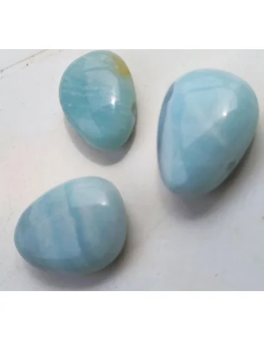 Pendentif Amazonite Percée (Forme Ovale) –...
