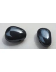 Pendentif Hématite Percée (Forme Ovale) – Ancrage,...