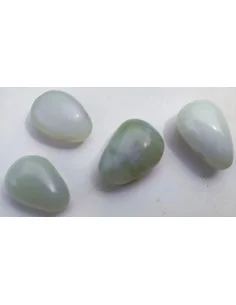 Pendentif Serpentine New Jade Percée (Forme Ovale) –...