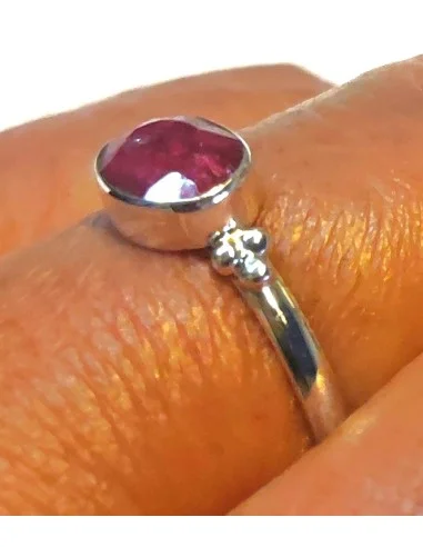 Bague Rubis argent Tailles 53 à 59 Sublime...