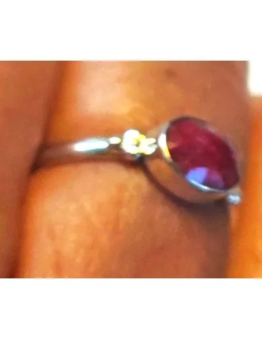 Bague Rubis argent Tailles 53 à 59 Sublime...