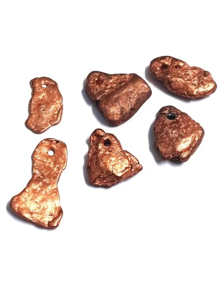 Pendentif en Cuivre Natif Percé – Forme Triangulaire Unique