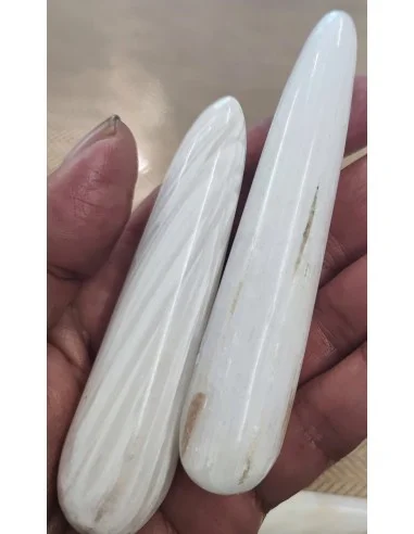 Bâton de Massage en Zéolite (Scolécite)