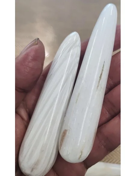 Bâton de Massage en Zéolite (Scolécite)