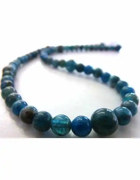 Collier apatite bleue