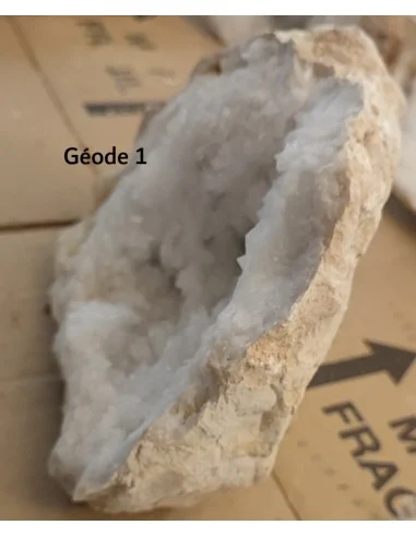 Geode quartz du Maroc