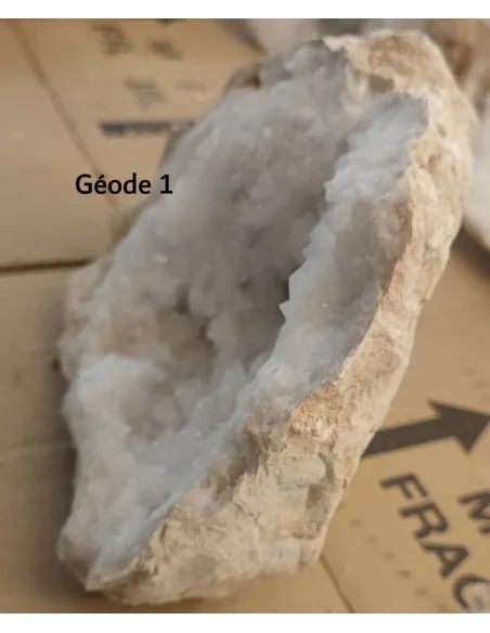 Geode quartz du Maroc
