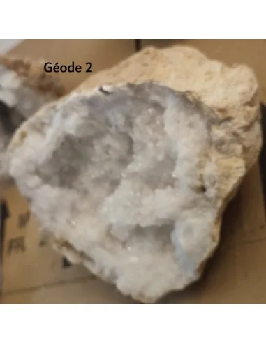 Geode quartz du Maroc