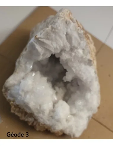 Geode quartz du Maroc