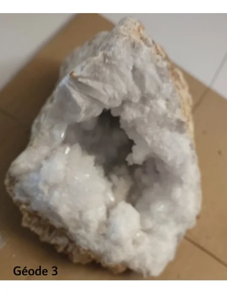 Geode quartz du Maroc