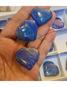 Coeur en Lapis-Lazuli d'Afghanistan – Pièce Unique en... 2