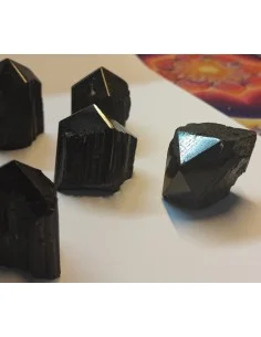🖤 Pointe de Tourmaline Noire Brute Repolie du Brésil 2