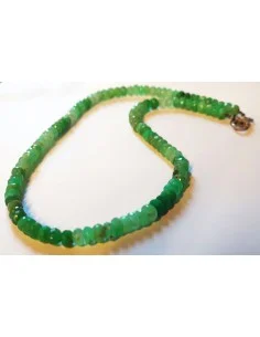 Collier en Chrysoprase Gemme et Argent 925 – 48 cm 2
