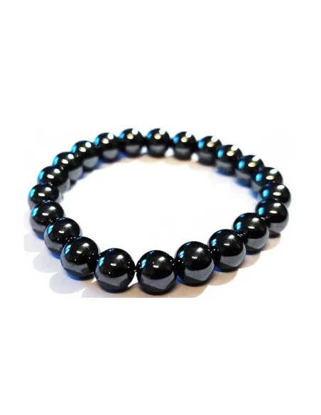 2 Bracelets Homme 8mm. Hematite et Oeil de tigre