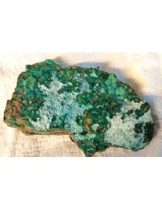 Turquoise, malachite, adamite brute