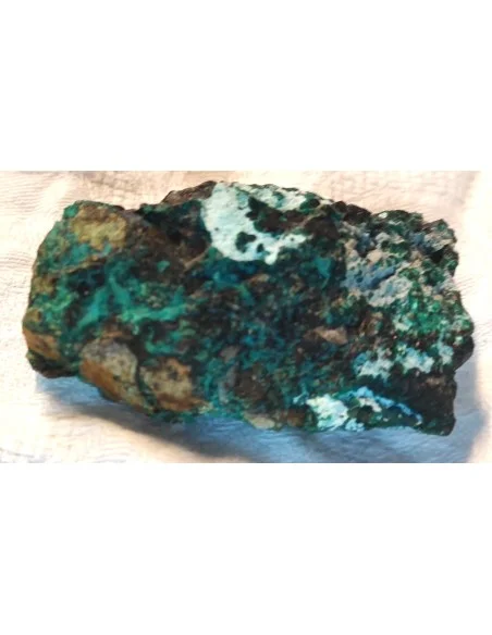 Géode de Turquoise, Malachite et Hemimorphite. Equilibre & Protection Celeste