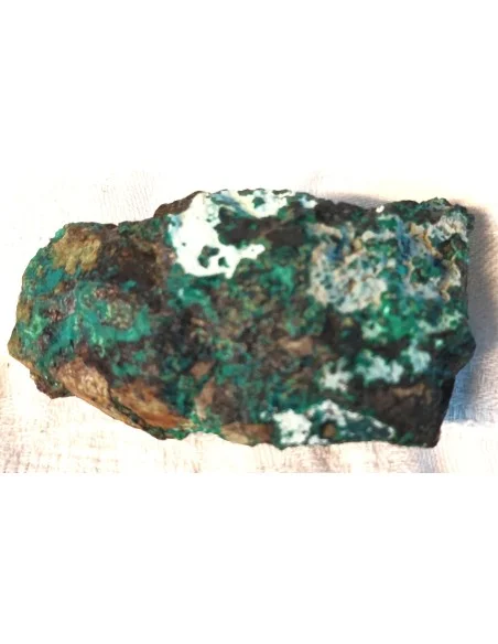 Géode de Turquoise, Malachite et Hemimorphite. Equilibre & Protection Celeste
