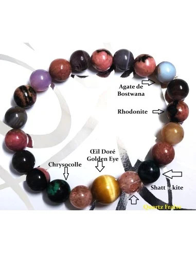 Bracelet Personnalisé en Pierres Naturelles 8mm