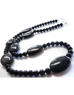 Obsidienne Oeil Celeste collier